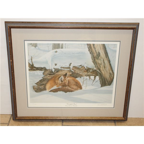FRAMED PRINT WATCHFUL REST BY CHERYL