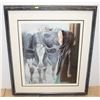 Image 1 : FRAMED PRINT"DECEMBER" BY NANCY NOEL SIGNED