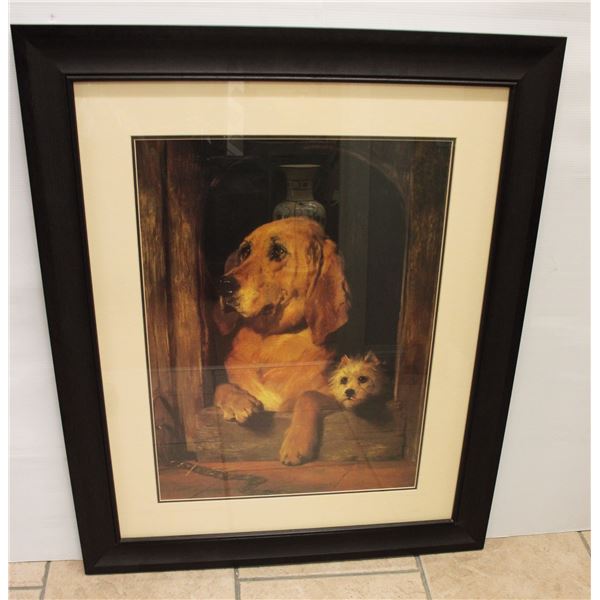 FRAMED PRINT"DIGNITY AND IMPUDENCE" SIR EDWIN.L
