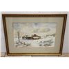 Image 1 : ORIGINAL ARTWORK FRAMED AND MATTED UNDER GLASS