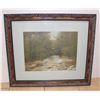 Image 1 : ORIGINAL ARTWORK FRAMED AND MATTED UNDER GLASS