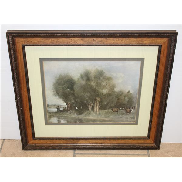 FRAMED AND MATTED WALL ART APPROX