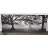 Image 1 : TREES WALL ART SCENE APPROX 55" X 22"