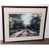 Image 1 : FRAMED UNDER GLASS ARTWORK