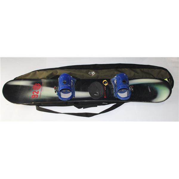 SNOWBOARD BRAND SATELLITE BY K2 154 WITH TRUCKS