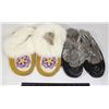 Image 1 : 2 PAIRS OF MOCCASINS