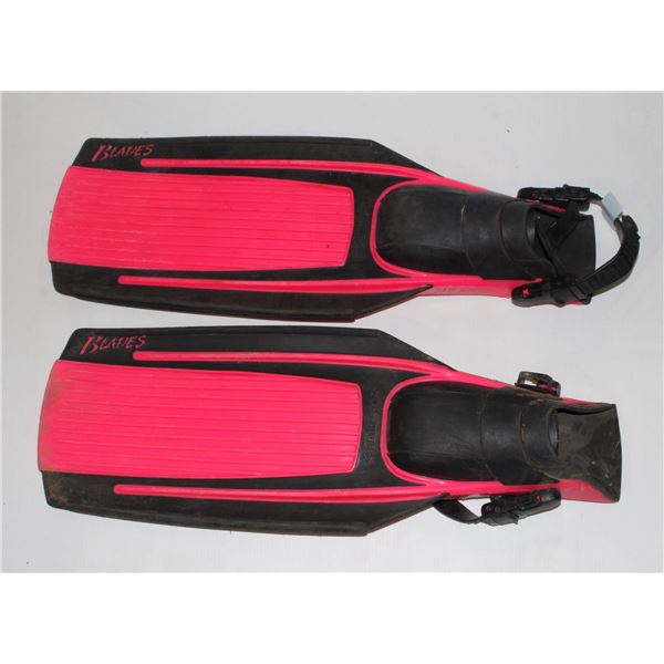 SCUBA U.S. DIVERS BLADES PINK BLACK PADDLES