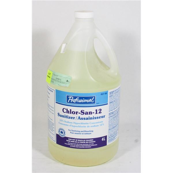 PROFESSIONAL CHLOR-SAN-12 SANITIZER