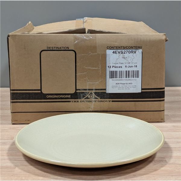 10-5/8" Evo Sand Deep Plates (27cm), Dudson 4EVS270RV - Lot of 12 (1 Case)