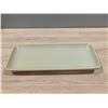 Image 2 : 10-1/2" x 4-3/4" Evo Sand Chefs Rectangular Plates (27x12.1cm), Dudson 4EVS954RV - Lot of 12 (1 Case
