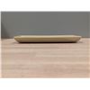 Image 3 : 10-1/2" x 4-3/4" Evo Sand Chefs Rectangular Plates (27x12.1cm), Dudson 4EVS954RV - Lot of 12 (1 Case