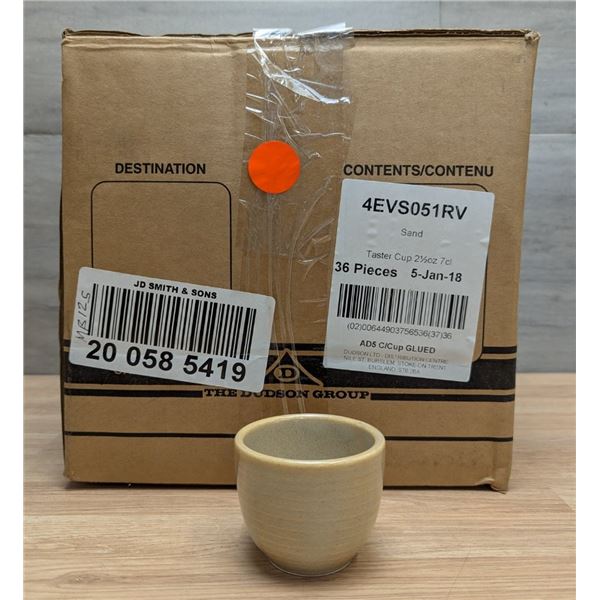 2-1/2oz Evo Sand Taster Cups (7cl), Dudson 4EVS051RV - Lot of 36 (1 Case)