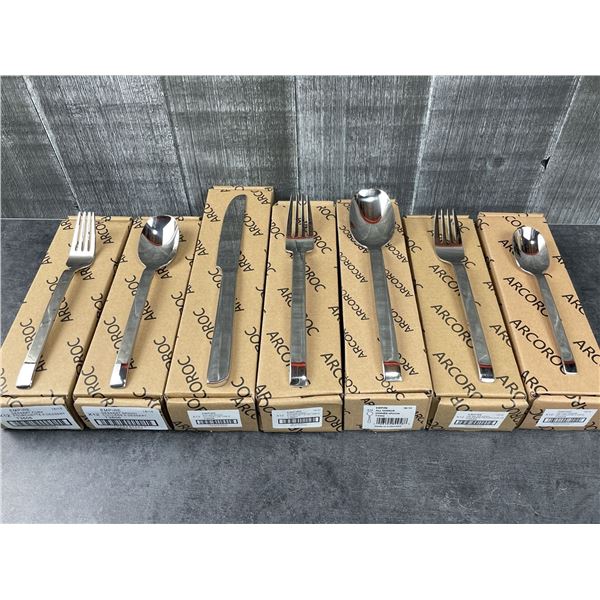 Arcoroc Empire 7pc Extra Heavy Weight Cutlery Set - Lot of 84pcs (12/ea) | L7R2