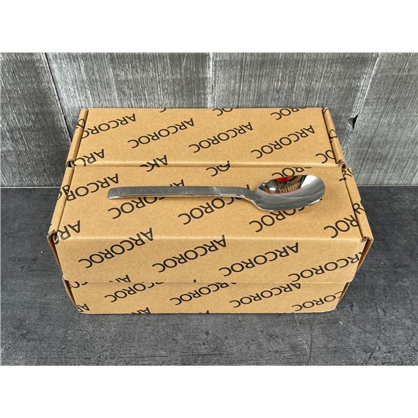 Empire Extra Heavy Weight Teaspoons, Arcoroc T3528 - Lot of 48 | L11-3