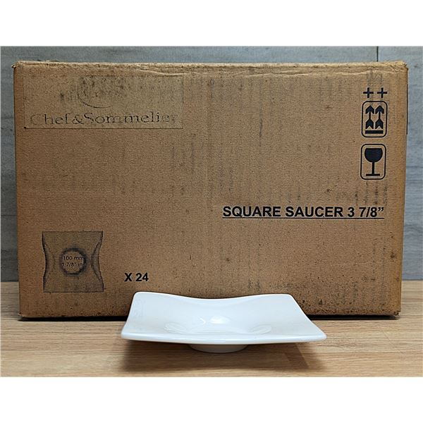 Intensity 3-7/8" Saucers, Arcoroc S213111 - Lot of 24 | L11-1