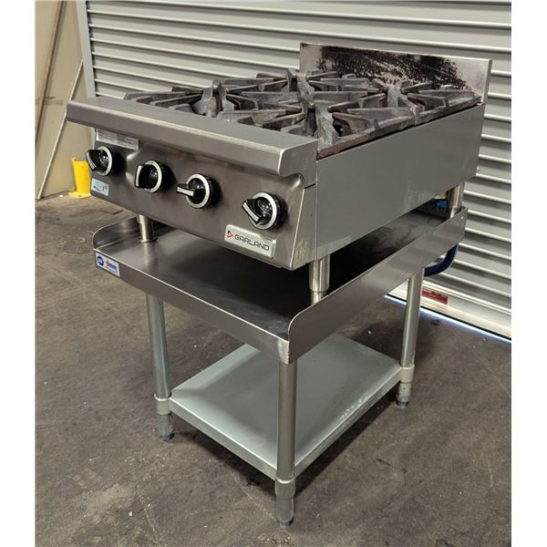 Garland GTOG24-4 24" Four Burner Countertop Range w/Stand