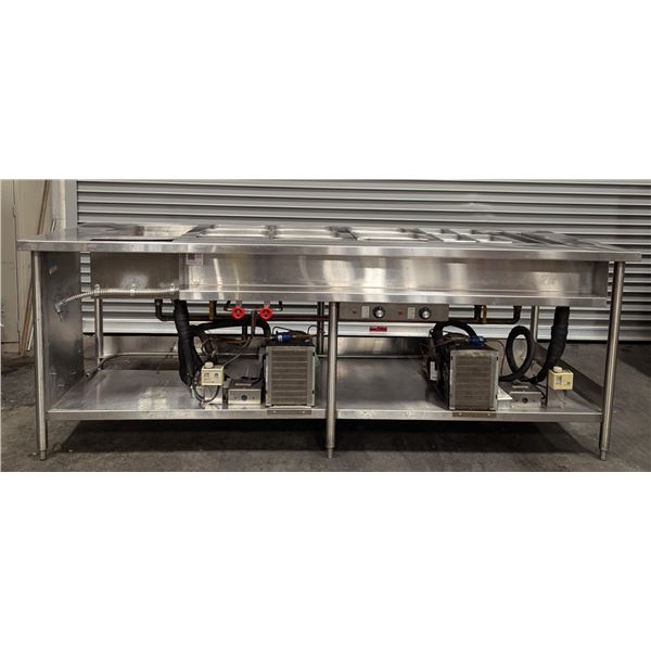 Supreme Food Equipment SHT98 99" Refrigerated Worktop Station