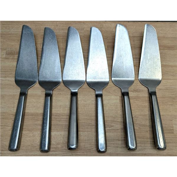 Stainless Steel Pie Cake Servers - Lot of 6