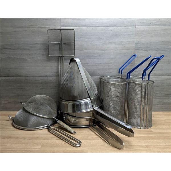 Assorted Strainers - Lot of 11pcs