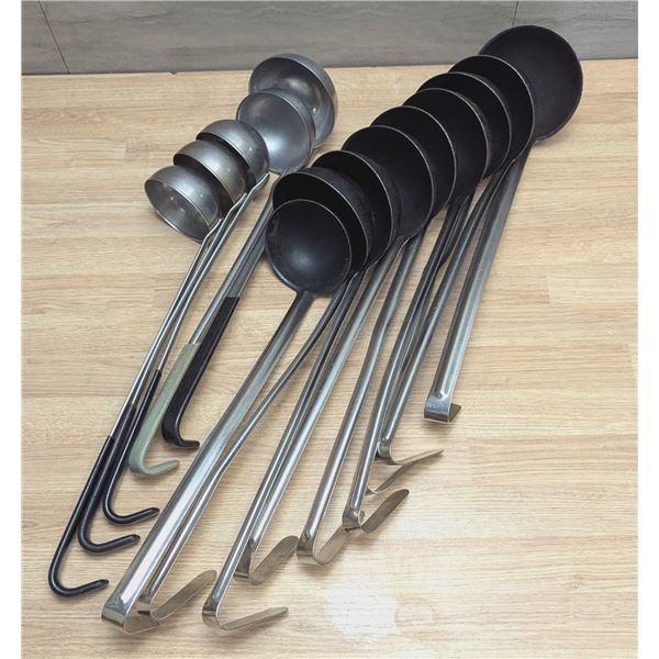 Various Sizes of Ladles - Lot of 14pcs