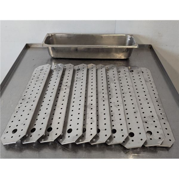 Half Long Size Pan False Bottoms & pan - Lot of 11