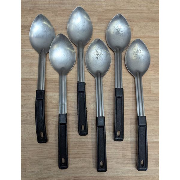 Stainless Steel Serving Spoons - Lot of 6