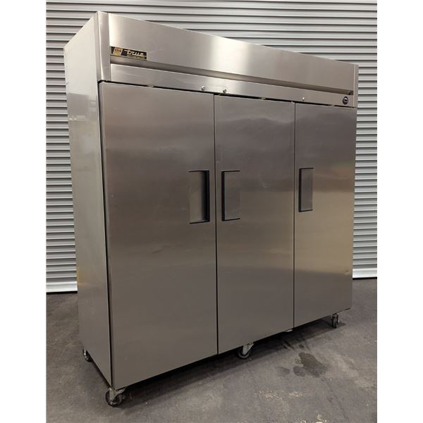 True TM-74 78" Three Door Stainless Cooler