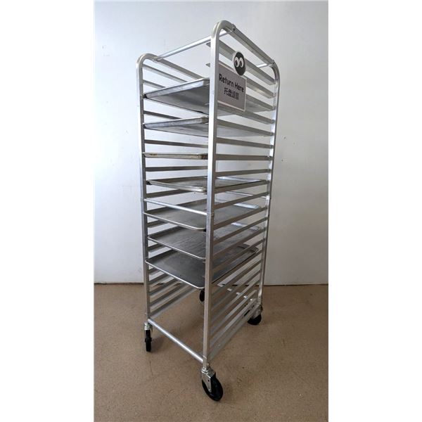 20 Tier Aluminum Bun Pan Rack