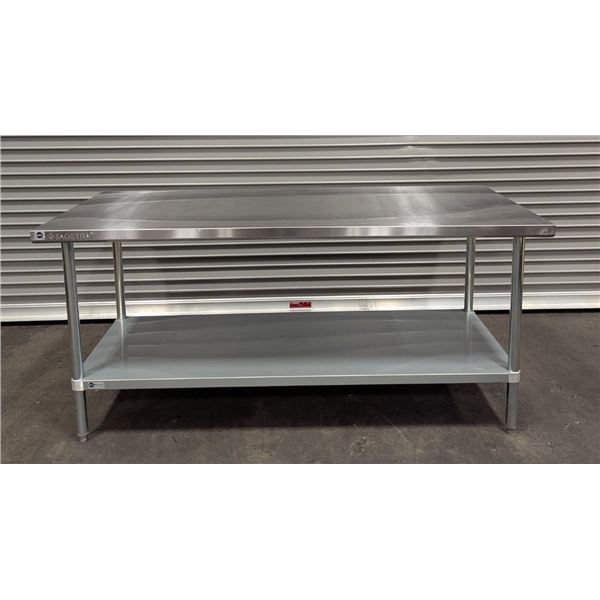 Sagetra 30" x 72" Stainless Steel Work Table