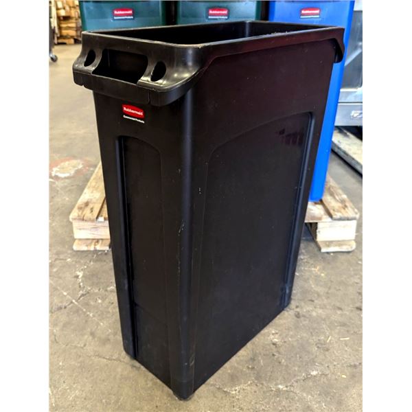 Rubbermaid Slim Jim 23 Gallon Trash Can, Black