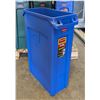 Image 1 : Rubbermaid Slim Jim 23 Gallon Trash Can, Blue