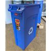 Image 3 : Rubbermaid Slim Jim 23 Gallon Trash Can, Blue