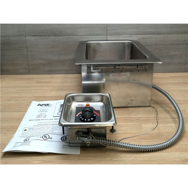 APW Wyott HFW-12D Insulated Fractional Hot Food Well With Drain