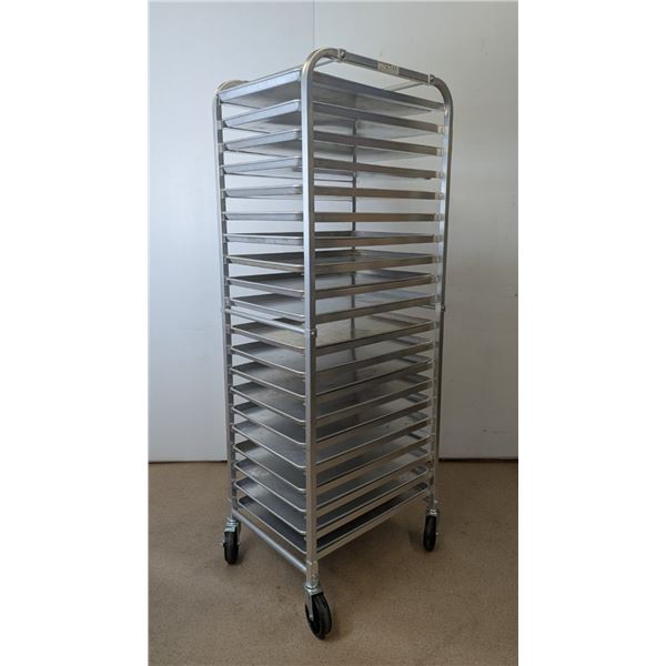 American Chef 20 Sheet Pan Rack w/20 Full Size Pans