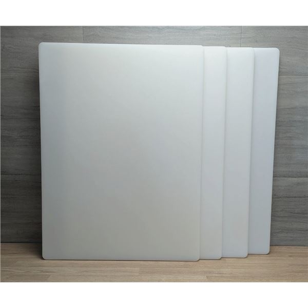 18" x 24" White Cutting Boards - Lot of 4