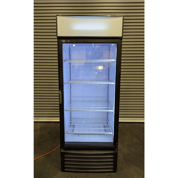 QBD CD26HB 31" Single Door Glass Cooler