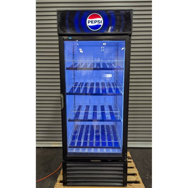 QBD CD26HB 31" Single Door Glass Cooler