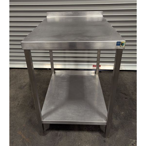 H&K International 24" x 30" Stainless Steel Work Table, Burger King Edition | BKtable2/R6