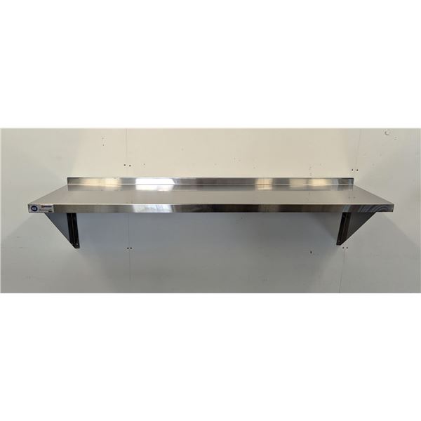 60" x 16" Stainless Wall Shelf, Omcan 24411
