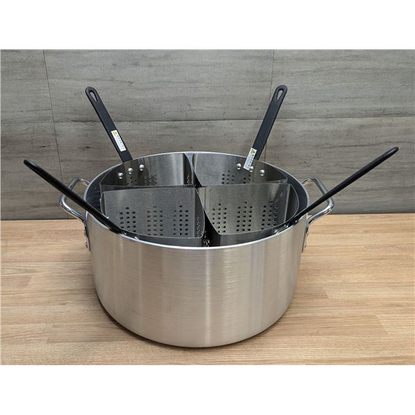 20qt Pasta Cooker Set with 4 Inserts, Omcan 40515