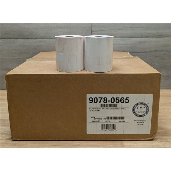 3-1/8" x 230' BPA Free Thermal Rolls - Lot of 34 Rolls