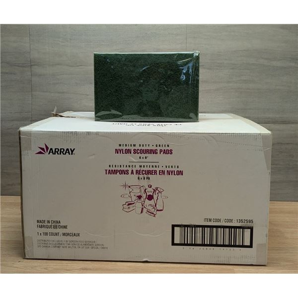 Array Nylon Scouring Pads - Lot of 90 (9 Packs)