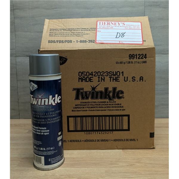 Twinkle Stainless Steel Cleaner & Polish - Lot of 12 (1 Case)