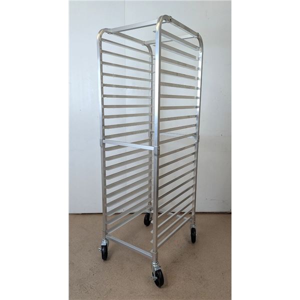 Aluminum 20 Slide Curved Top Bun Pan Rack, Omcan 48059