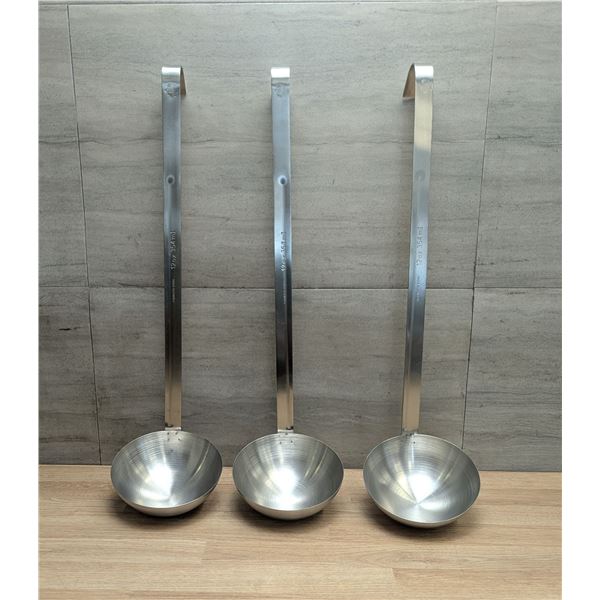 12oz Stainless Ladles, Johnson-Rose 3212 - Lot of 3