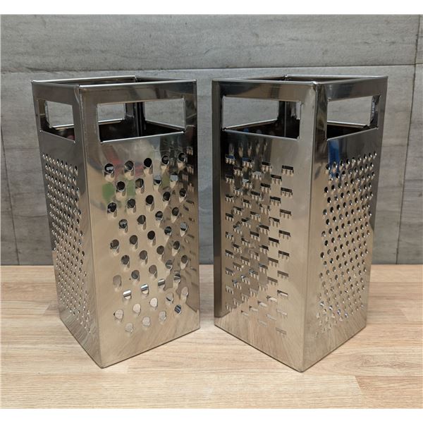 Box Graters, Omcan 80737 - Lot of 2 | L4-2