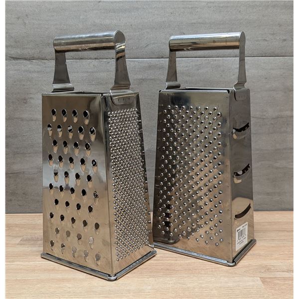 Tapered Box Graters, Omcan 80736 - Lot of 2 | L1-2