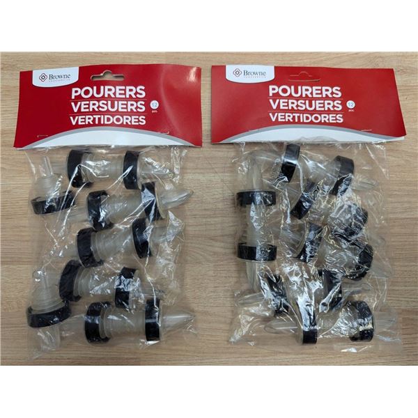 Clear Free Pourers, Browne 57405400 - Lot of 24 | L6CR1