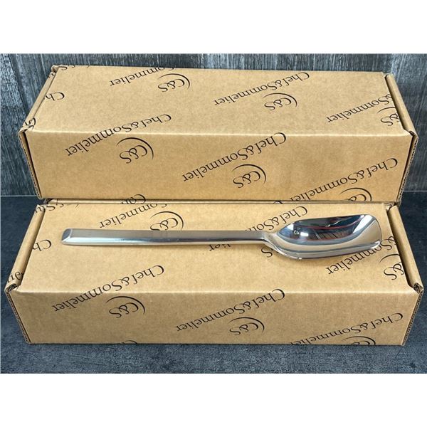 Azali Dessert Spoons, Arcoroc T7406 - Lot of 36 | L10-3