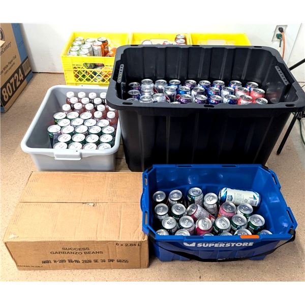 Pallet of Assorted Drinks W/6 Garbanzo Beans Cans | KS22/R1FL